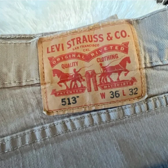 Mens Levis 513 Straight leg jeans - Picture 5 of 11